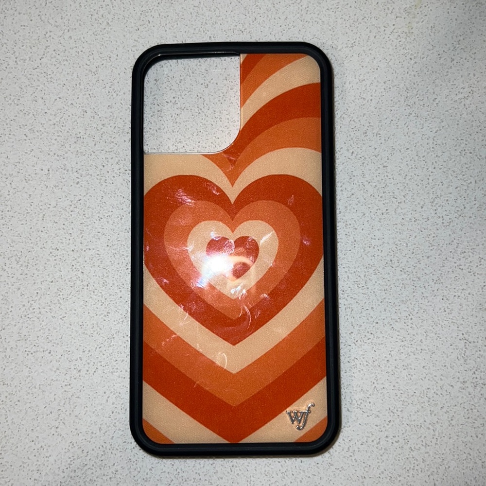 Wildflower iPhone 13 pro max heart case